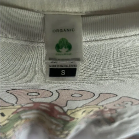 Hippie Hibachi Vegan Grill Graphic Tee Organic SZS - Picture 2 of 5